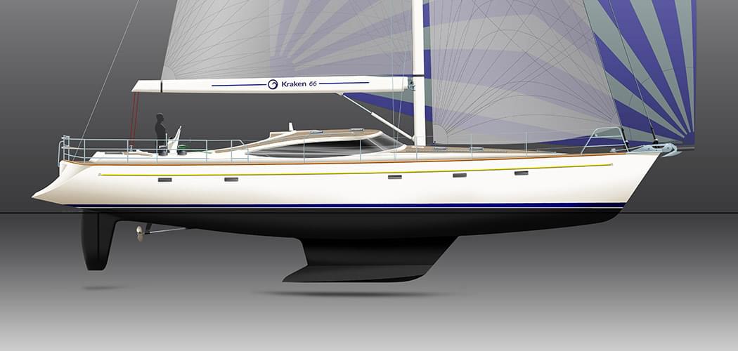 Kraken 66 designed by Dibley Yacht Design, New Zealand