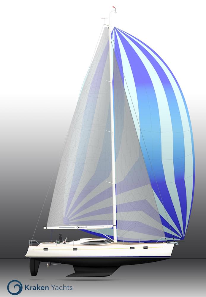 k58 kraken yachts dibley marine sail plan